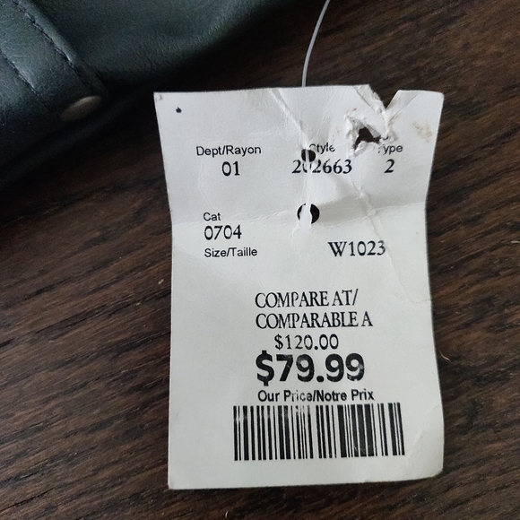 Gray Faux Leather Pants, Size S, Brand: 7 For All Mankind - Picture 4 of 4